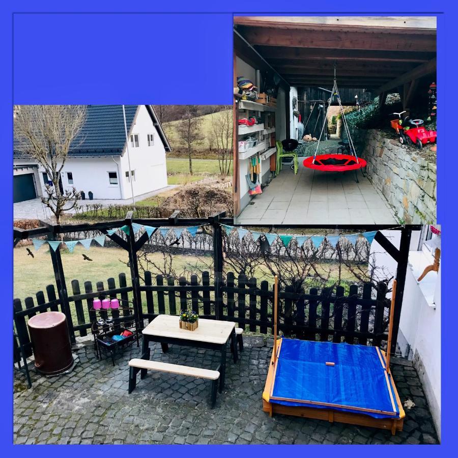 Ferienwohnung Rundumgruen Olpe bei Meschede Esterno foto