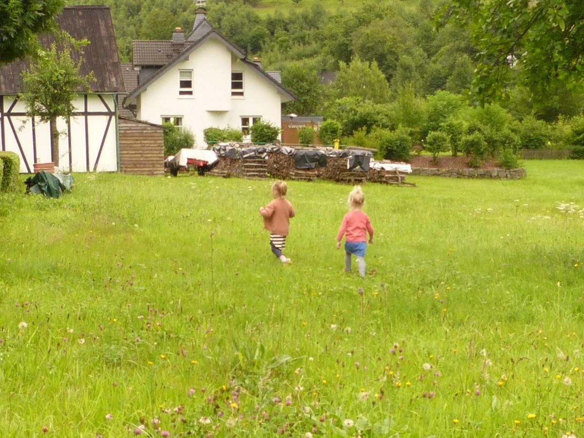 Ferienwohnung Rundumgruen Olpe bei Meschede Esterno foto